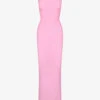 Soft Lounge Ribbed Stretch-jersey Maxi Dress -Reisi Clothing Shop R04153801 COTTONCANDY M