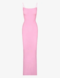 Soft Lounge Ribbed Stretch-jersey Maxi Dress