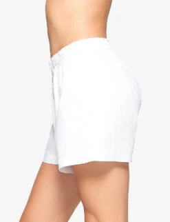 Skims Spa Relaxed-fit Cotton-poplin Pyjama Top -Reisi Clothing Shop R04153806 SNOW ALT04