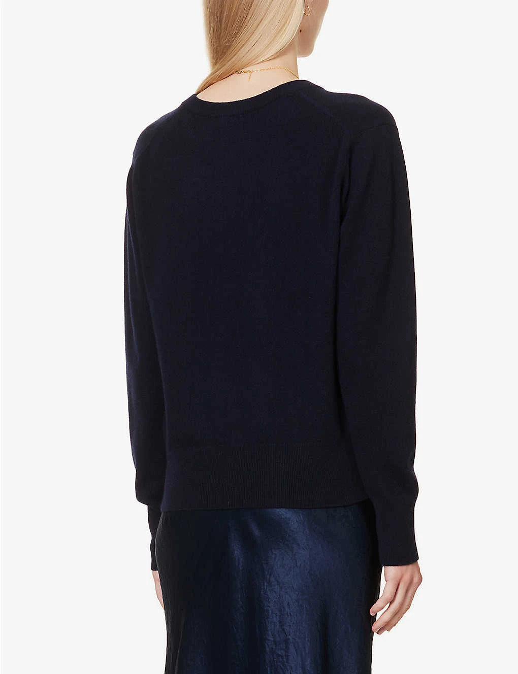 Vince V-neck Knitted Stretch-wool Blend Jumper 6 Vince V-neck Knitted Stretch-wool Blend Jumper - Image 4