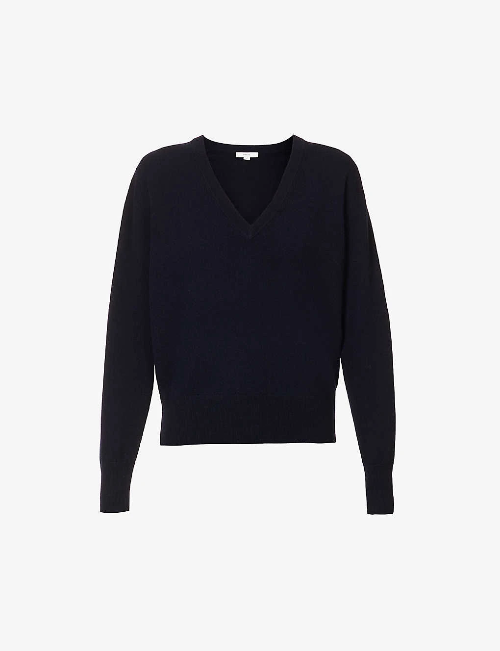 Vince V-neck Knitted Stretch-wool Blend Jumper 3 Vince V-neck Knitted Stretch-wool Blend Jumper