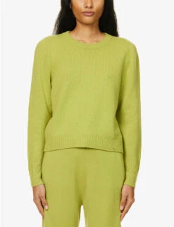 Essentials Scoop-neck Cashmere Jumper -Reisi Clothing Shop R04155859 PUNCH ALT02