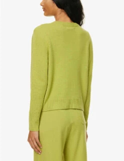 Essentials Scoop-neck Cashmere Jumper -Reisi Clothing Shop R04155859 PUNCH ALT03