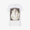 Max Mara Valido Graphic-print Cotton-jersey T-shirt -Reisi Clothing Shop R04156243 WHITE M