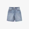 Ikks Raw-hem High-rise Denim Shorts
