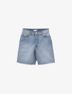 Ikks Raw-hem High-rise Denim Shorts
