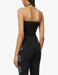 $ $ Crystal-embellished Stretch-woven Body 10 $ $ Crystal-embellished Stretch-woven Body -Reisi Clothing Shop R04156848 DUSK ALT03