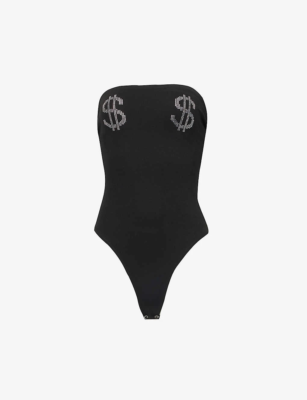 $ $ Crystal-embellished Stretch-woven Body 3 $ $ Crystal-embellished Stretch-woven Body