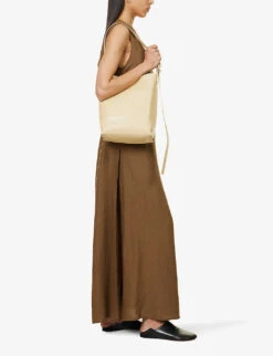 Sleeveless Round-neck Linen Maxi Dress -Reisi Clothing Shop R04157386 OLIVE ALT01