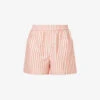 RAILS Boxer Striped High-rise Regular-fit Cotton-blend Shorts 2 RAILS Boxer Striped High-rise Regular-fit Cotton-blend Shorts -Reisi Clothing Shop R04158668 LESISTRIPE M