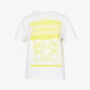 Loewe Anagram Graphic-print Regular-fit Cotton-jersey T-shirt 2 Loewe Anagram Graphic-print Regular-fit Cotton-jersey T-shirt -Reisi Clothing Shop R04159264 WHITEYELLOW M