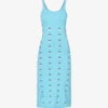 Canopy Cut-out Cotton-knitted Midi Dress -Reisi Clothing Shop R04161060 LIDOBLUE M
