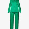 Satin Relaxed-fit Stretch-woven Pyjama Set -Reisi Clothing Shop R04163582 LIME M