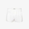 Core High-rise Cotton-poplin Pyjama Shorts -Reisi Clothing Shop R04164429 OPTICWHITE M