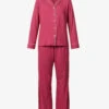 Lara Long-sleeved Stretch-modal Pyjama Set -Reisi Clothing Shop R04164711 PINK M