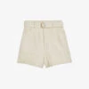 Ted Baker Indigow Patch-pocket Cotton Shorts -Reisi Clothing Shop R04165567 IVORY M