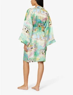 Mimi Relaxed-fit Silk Kimono -Reisi Clothing Shop R04165826 PAMPELONNE ALT03