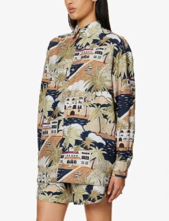 Kick Relaxed-fit Cotton And Silk-blend Pyjama Set -Reisi Clothing Shop R04165831 PONCHE ALT02