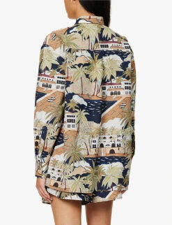 Kick Relaxed-fit Cotton And Silk-blend Pyjama Set -Reisi Clothing Shop R04165831 PONCHE ALT03