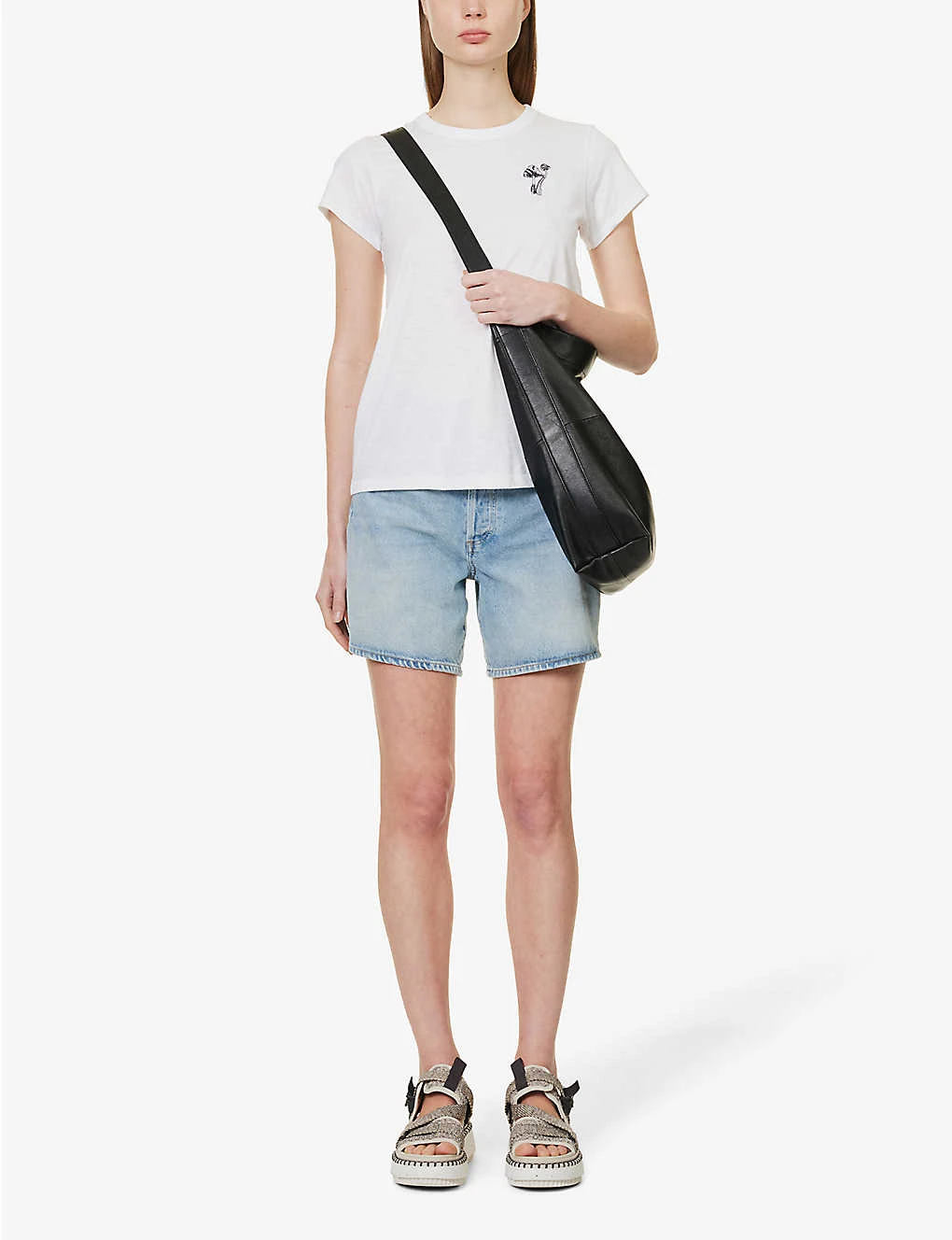 Rag & Bone Mushroom-embroidered Short-sleeved Organic-cotton T-shirt 4 Rag & Bone Mushroom-embroidered Short-sleeved Organic-cotton T-shirt - Image 2