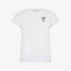 Rag & Bone Mushroom-embroidered Short-sleeved Organic-cotton T-shirt 2 Rag & Bone Mushroom-embroidered Short-sleeved Organic-cotton T-shirt -Reisi Clothing Shop R04166649 WHITE M
