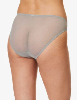 Wacoal Embrace Lace Mid-rise Stretch-lace Briefs -Reisi Clothing Shop R04167239 SMOKECRYSTALPINK ALT03