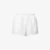 Yoko Elasticated-waistband Relaxed-fit Cotton-poplin Boxers -Reisi Clothing Shop R04167915 WHITE M