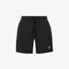 Exclusive Unisex Logo-patch Relaxed-fit Recycled-polyester Swim Shorts 1 Exclusive Unisex Logo-patch Relaxed-fit Recycled-polyester Swim Shorts -Reisi Clothing Shop R04168679 BLACK M