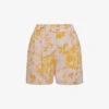 Reiss Bonnie High-rise Floral-print Woven Shorts -Reisi Clothing Shop R04168933 MULTI M