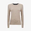 Reiss Addison Colour-blocked Wool-blend Jumper -Reisi Clothing Shop R04169314 CREAMNAVY M
