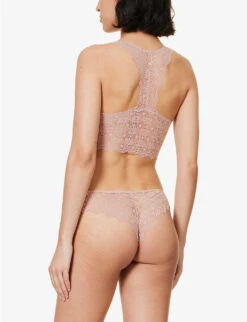 Passionata Georgia Padded Stretch-lace Bralette -Reisi Clothing Shop R04170037 00VENGLISHROSE ALT02