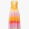 Annita Gradient Woven Maxi Dress -Reisi Clothing Shop R04172383 SPRITZOMBRE M
