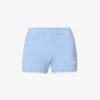Sporty & Rich X Prince Brand-embroidered Cotton Shorts -Reisi Clothing Shop R04173088 BLUEWHITE M