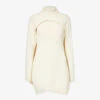 Jil Sander Turtle-neck Asymmetric-hem Relaxed-fit Wool-blend Two-piece Set -Reisi Clothing Shop R04173126 277 M