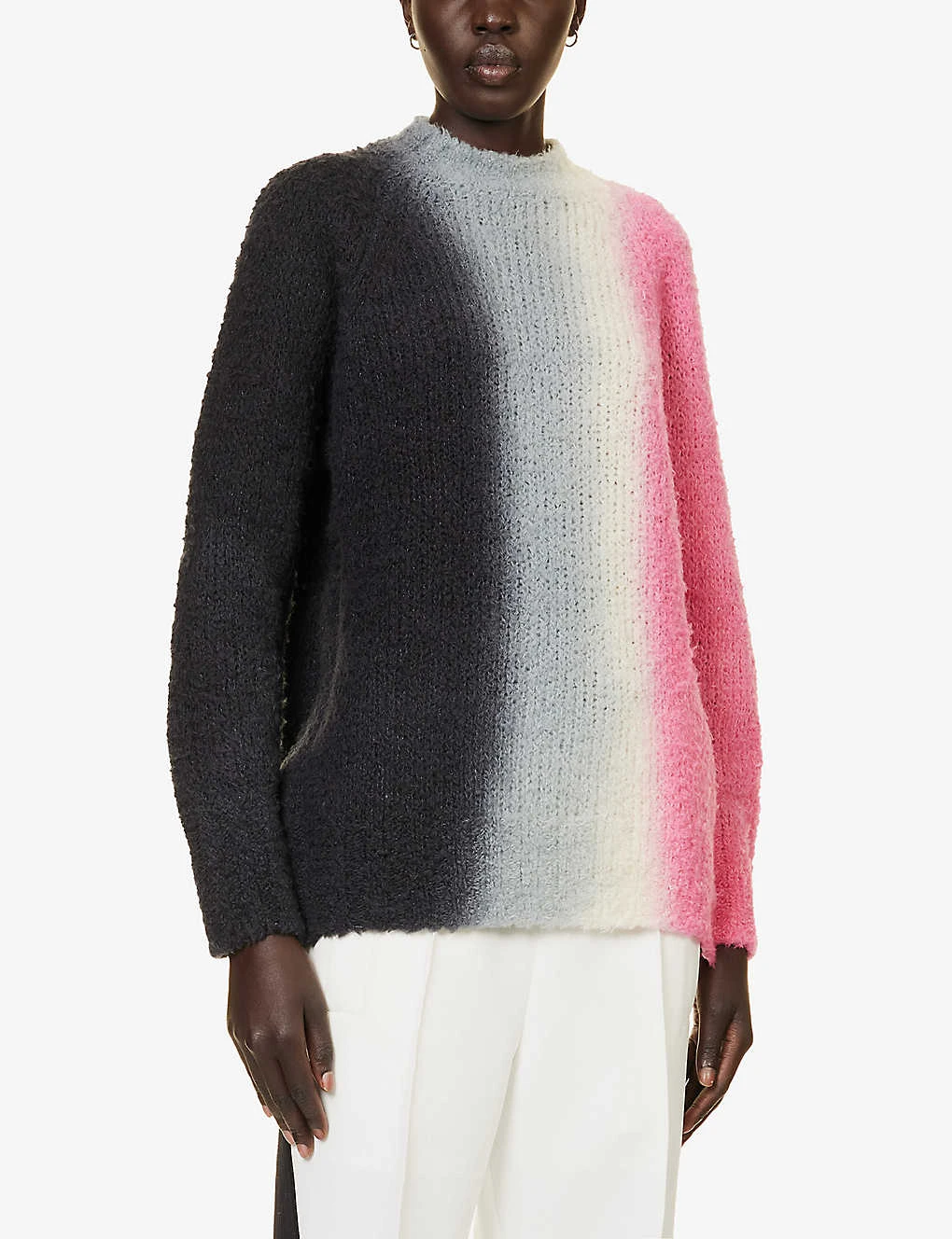 Sacai Tie-dye Wool-blend Knitted Jumper 5 Sacai Tie-dye Wool-blend Knitted Jumper - Image 3