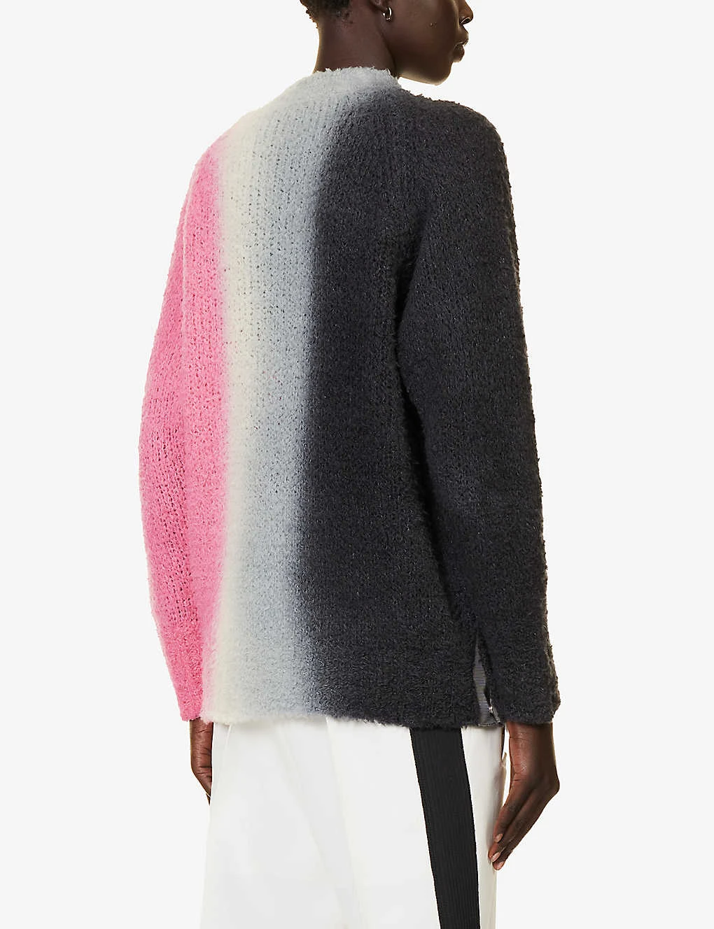 Sacai Tie-dye Wool-blend Knitted Jumper 6 Sacai Tie-dye Wool-blend Knitted Jumper - Image 4