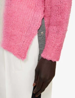 Sacai Tie-dye Wool-blend Knitted Jumper 11 Sacai Tie-dye Wool-blend Knitted Jumper -Reisi Clothing Shop R04180396 CGRAYPINK ALT04