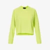 ME AND EM Boxy Cropped Cashmere Knitted Jumper -Reisi Clothing Shop R04181914 CITRONELLE M