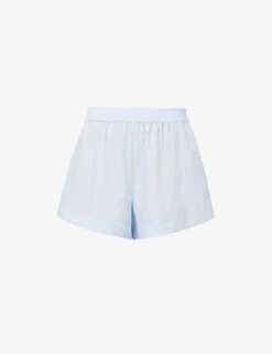 Youth Relaxed-fit High-rise Cotton-poplin Shorts