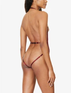 Dia Open-back Stretch-woven Body -Reisi Clothing Shop R04183879 MORELLO ALT02