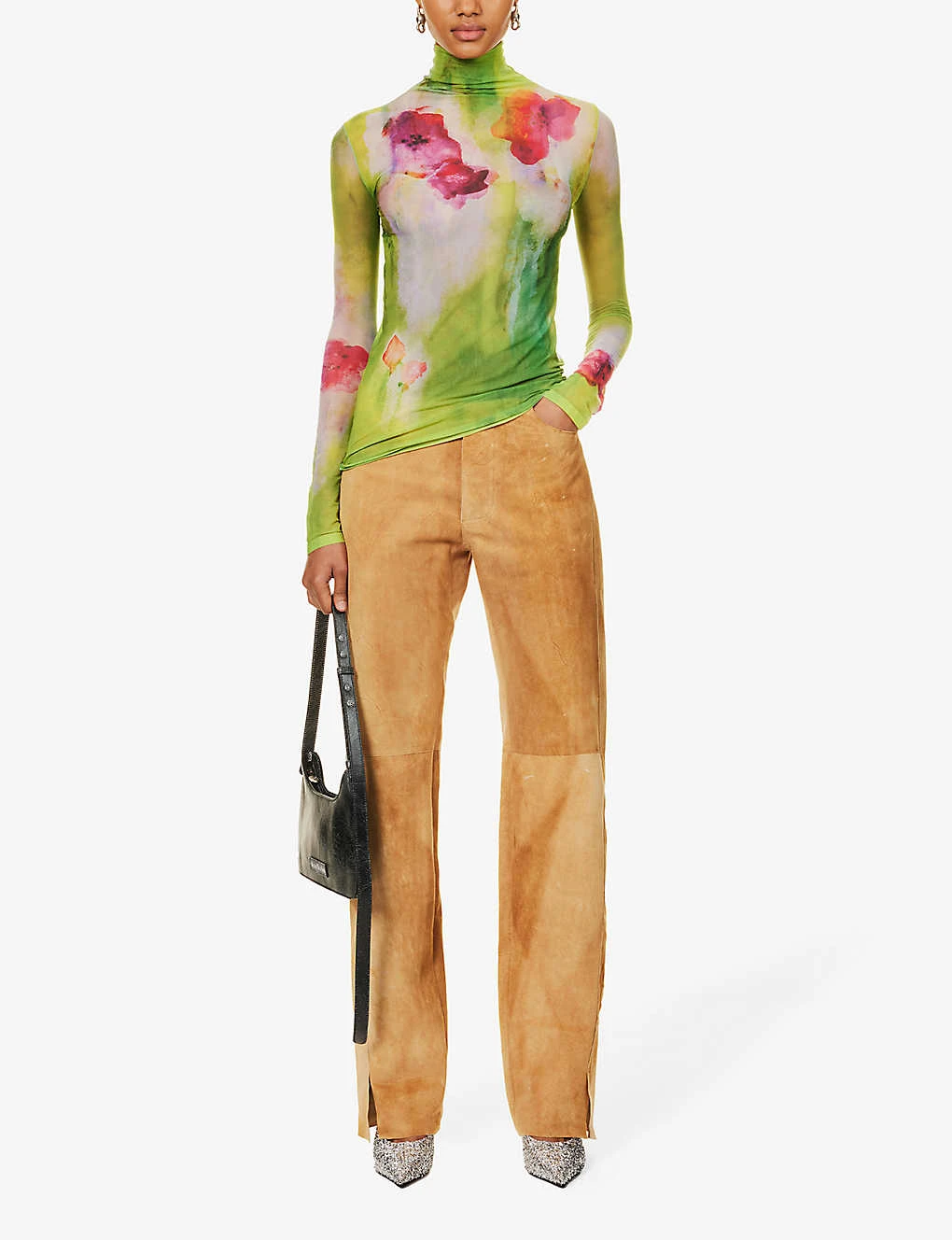 Acne Studios Denise Floral-print Woven Top 4 Acne Studios Denise Floral-print Woven Top - Image 2