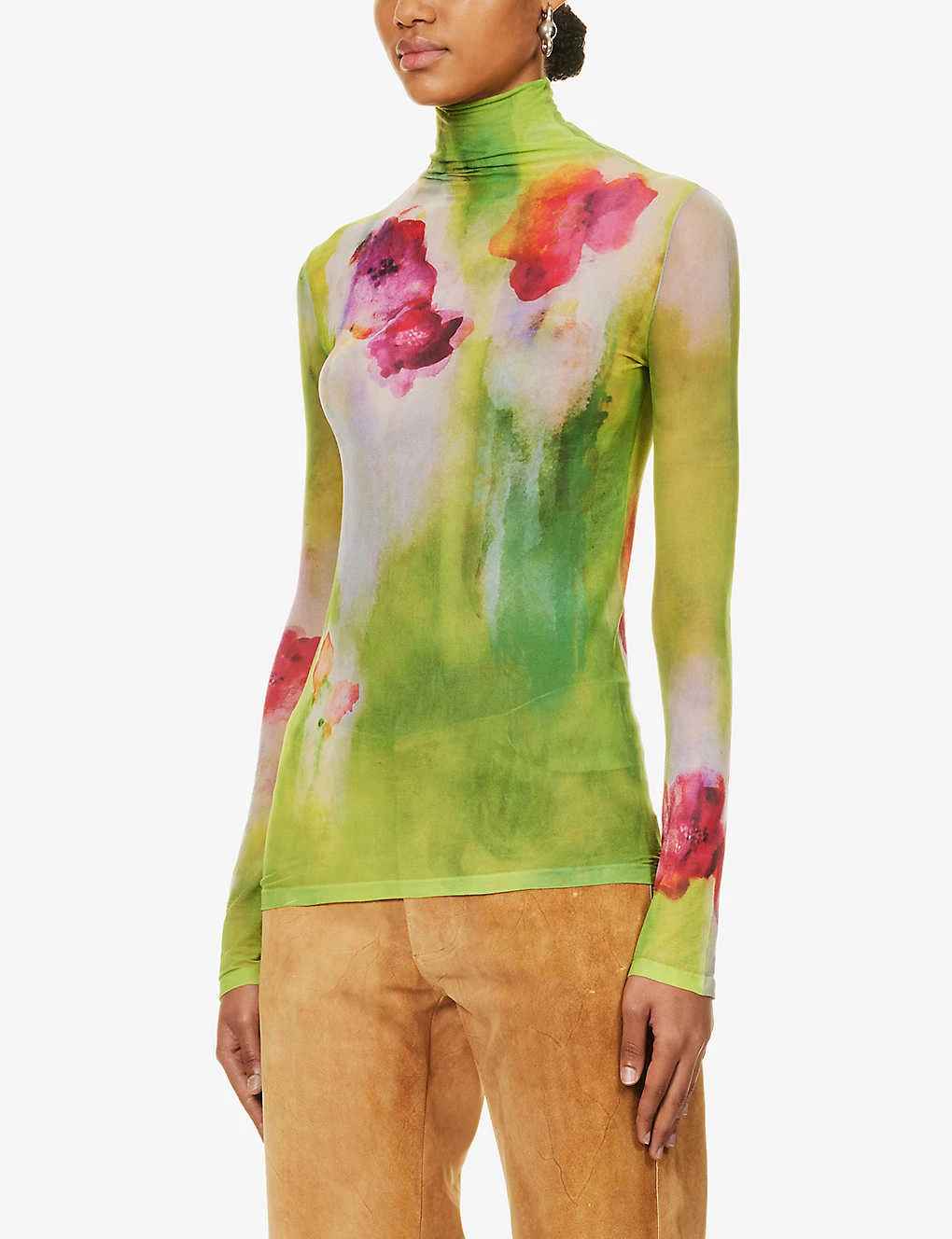 Acne Studios Denise Floral-print Woven Top 5 Acne Studios Denise Floral-print Woven Top - Image 3