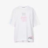 Acne Studios Exford Scribbles Graphic-print Cotton-jersey T-shirt -Reisi Clothing Shop R04185146 OPTICWHITE M