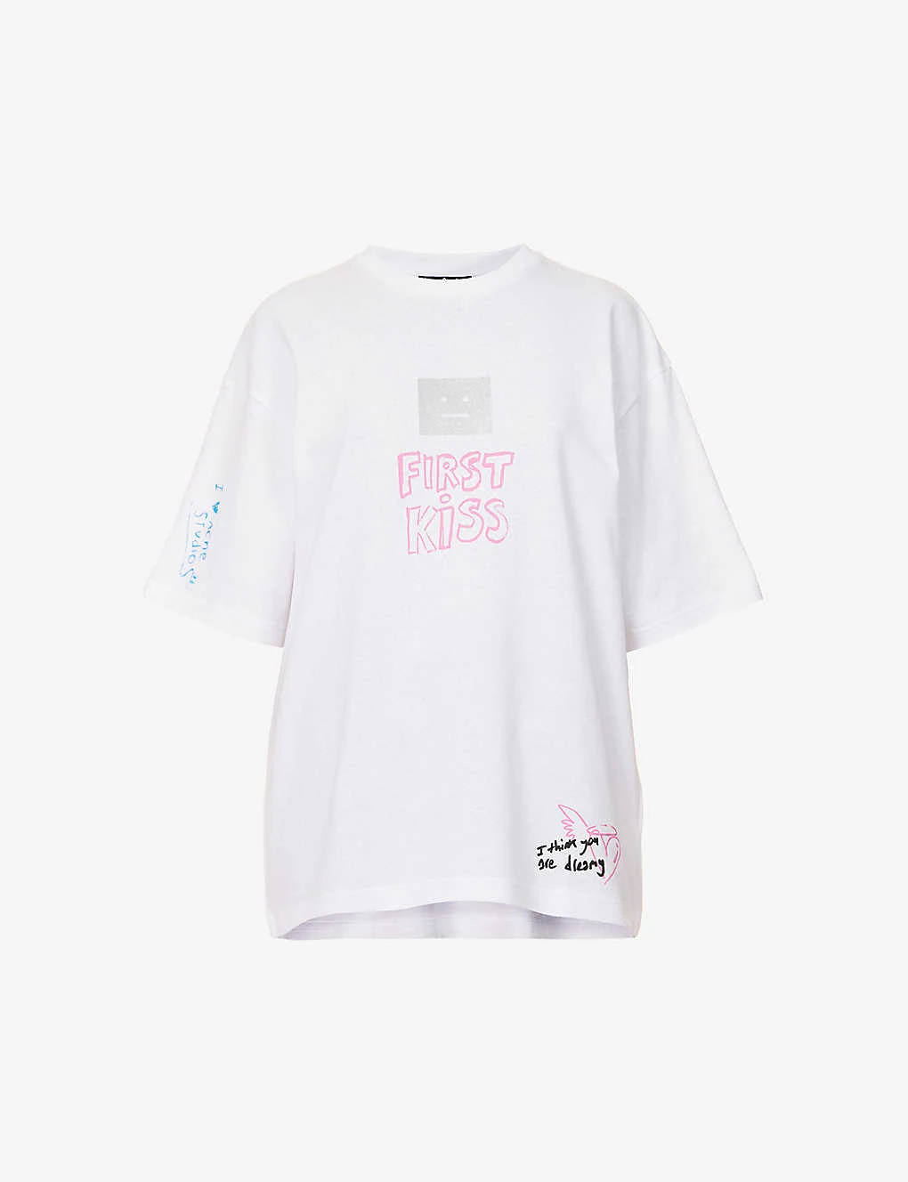 Acne Studios Exford Scribbles Graphic-print Cotton-jersey T-shirt 3 Acne Studios Exford Scribbles Graphic-print Cotton-jersey T-shirt