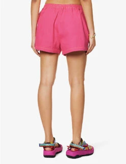 It's Now Cool The Box High-rise Denim Shorts -Reisi Clothing Shop R04185545 ROZE ALT03