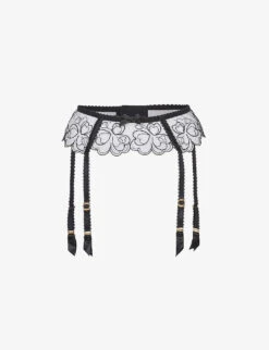 AGENT PROVOCATEUR Maysie High-rise Mesh Suspender