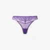 Aubade Illusion Mid-rise Stretch-woven Thong 2 Aubade Illusion Mid-rise Stretch-woven Thong -Reisi Clothing Shop R04186124 ULTRAVIOLET M