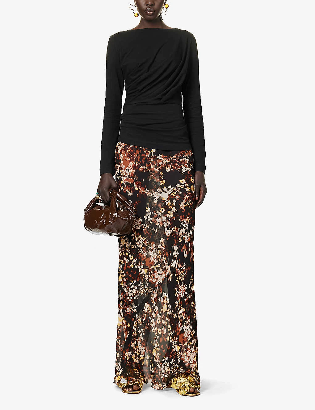 Dries Van Noten Pin-tucked Pleat Regular-fit Cotton T-shirt 4 Dries Van Noten Pin-tucked Pleat Regular-fit Cotton T-shirt - Image 2