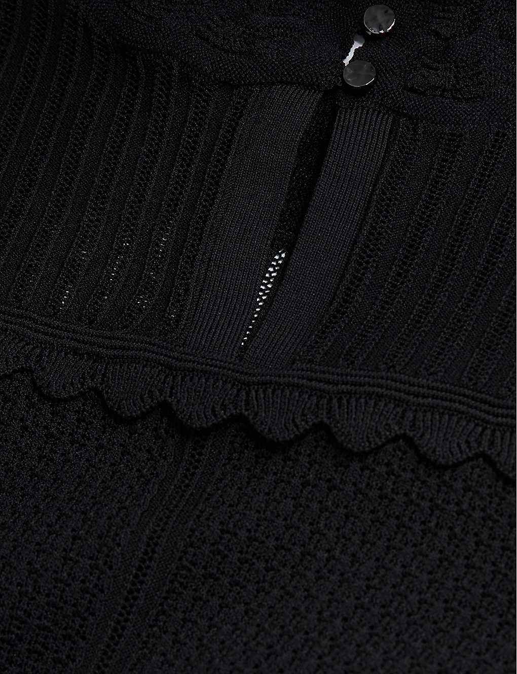 THE KOOPLES Openwork Scalloped-trim Knitted Jumper 4 THE KOOPLES Openwork Scalloped-trim Knitted Jumper - Image 2