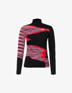 Missoni Space Dye Turtleneck Wool Jumper